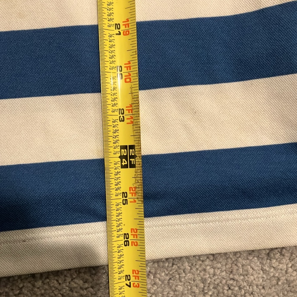 Uniqlo Brand - Blue and White Striped Shirt - Picture 7 of 8